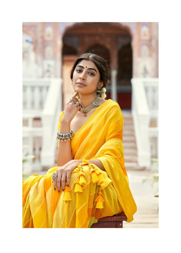 Kashvi Rangat New Exclusive Wear Printed Georgette Designer Saree Collection
